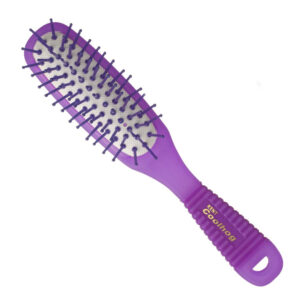 Kent Brushes Cool Hog Cushioned Nylon Ball Tipped Hair Brush - Purple