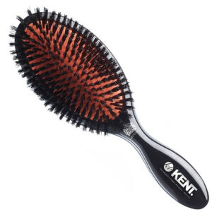 Large Pure Black Bristle Hair Brush