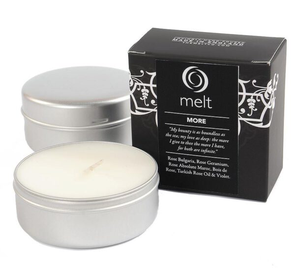 Melt Travel Tin Hand Poured Scented Candle - More-0