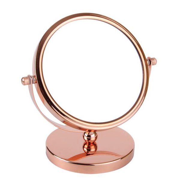 FMG Stand 15cm Mirror True Image & 5x Magnification - Rose Gold-0