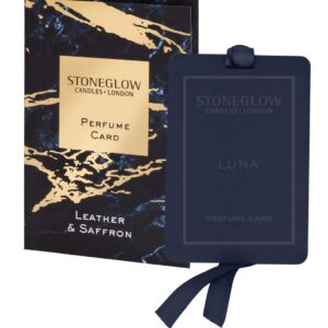 Stoneglow Luna Perfume Card - Leather & Saffron-0